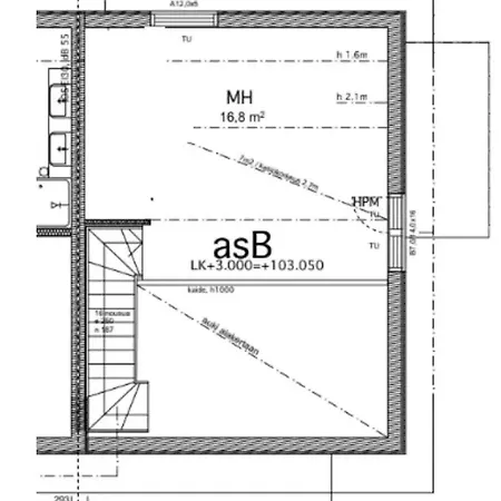 The Other Side Of The Clt Semi-detached House, With A Separate * ラハティ