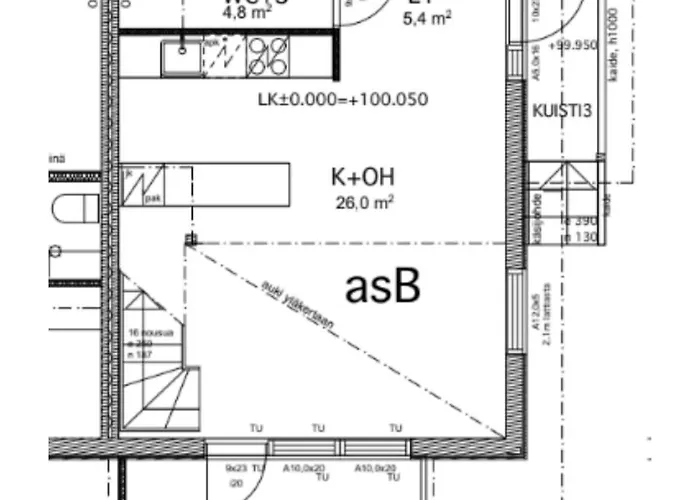 The Other Side Of The Clt Semi-detached House, With A Separate * להטי